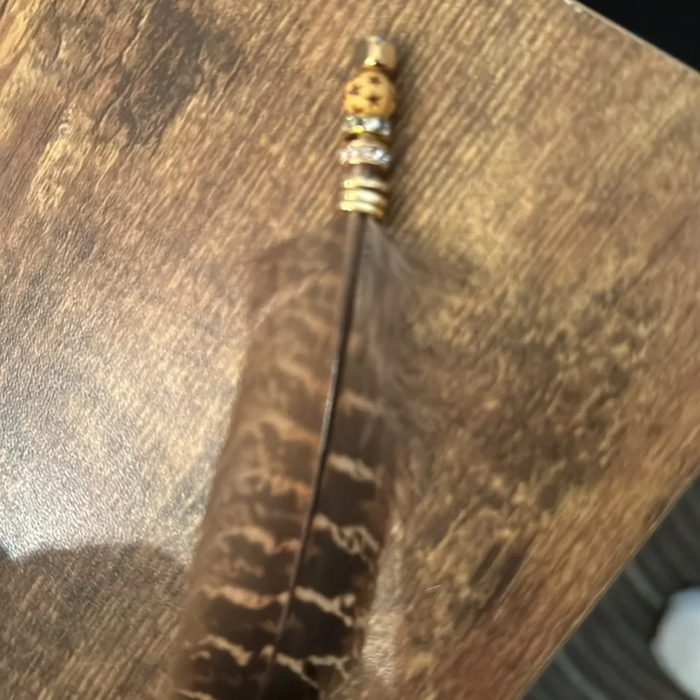 Beautiful hat feathers, decorative feathers, gifts, feathers, rhinestones - Picture 14 of 16